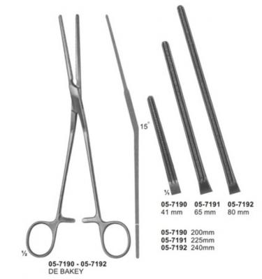 Atraumata Coarctation Clamps , Patent-Ducts Clamps